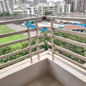 Balcony Image of 1262 Sq.ft 2 BHK Apartment / Flat for rent in JT JT Stuti Highland, Mughal Sarai Surat for Rs. 27000
