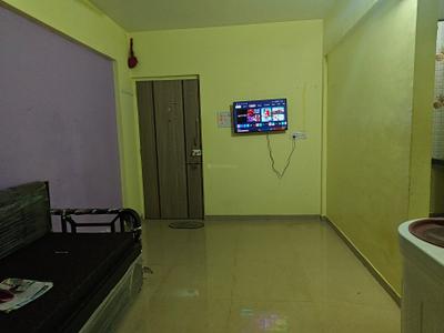 Living Room Image of 580 Sq.ft 1 BHK Apartment / Flat for rent in Ghansoli Navi Mumbai for Rs. 23000