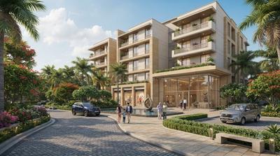 Image of 760 Sq.ft 1 BHK Apartment / Flat for sale in Om Shri Vrinda Orchids, Sunrakh Bangar, Vrindavan for Rs. 6080000