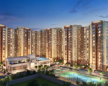 Image of 850 Sq.ft 2 BHK Apartment / Flat for sale in SNN Raj High Gardens, Electronic City, Bengaluru for Rs. 7700000
