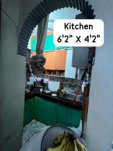 Kitchen Image of 316 Sq.ft 1 BHK Apartment / Flat for sale in Patparganj New Delhi for Rs. 1800000