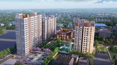 Image of 1200 Sq.ft 3 BHK Apartment / Flat for sale in Sugam Urban Lakes, Konnagar, Hooghly for Rs. 7000000