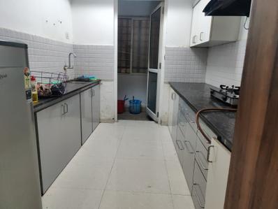 Kitchen Image of 1500 Sq.ft 3 BHK Apartment / Flat for rent in Pinnacle D Dreams, Nipania Indore for Rs. 40000