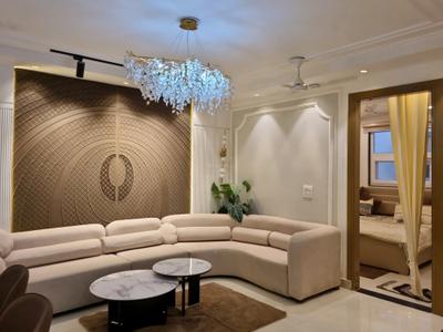 Living Room Image of 1000 Sq.ft 3 BHK Apartment / Flat for sale in Hans Luxury Floor, Hastsal New Delhi for Rs. 6200000