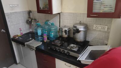 Kitchen Image of 515 Sq.ft 1 BHK Apartment / Flat for rent in Bhoomi Acres, Hiranandani Estate Thane for Rs. 23000