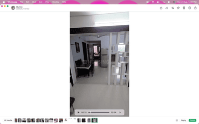 Living Room Image of 1200 Sq.ft 2 BHK Apartment / Flat for rent in JT JT Stuti Highland, Mughal Sarai Surat for Rs. 25000
