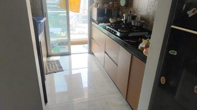 Kitchen Image of 735 Sq.ft 1 BHK Apartment / Flat for sale in Saket World Building Type A B C D E, Kalyan East Kalyan for Rs. 5500000