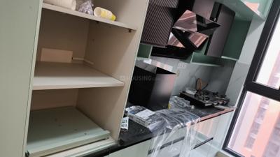 Kitchen Image of 988 Sq.ft 2 BHK Apartment / Flat for rent in CANVAS &amp; COVE, Begur Bengaluru for Rs. 48000