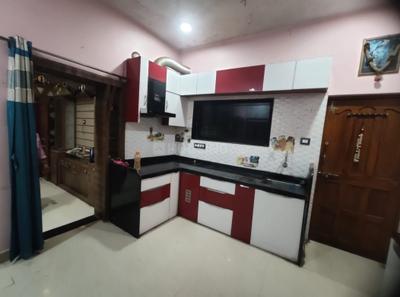Kitchen Image of 900 Sq.ft 1 BHK Builder Floor for rent in Manewada Nagpur for Rs. 16000