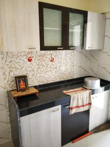 Kitchen Image of 650 Sq.ft 1 BHK Apartment / Flat for sale in Shree Prathamesh Vasudev Sky High Phase 1, Mira Road East Mira Bhayandar for Rs. 8500000