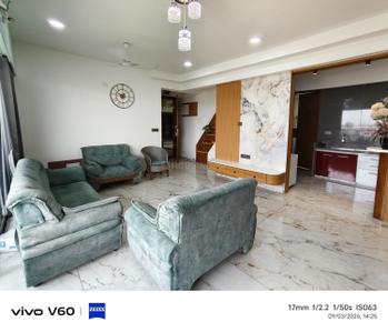 Hall Image of 2000 Sq.ft 3 BHK Apartment / Flat for rent in The Gate, Raysan Gandhinagar for Rs. 50000