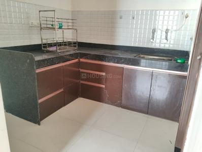 Kitchen Image of 1200 Sq.ft 3 BHK Apartment / Flat for rent in Majestique Rhythm County, Handewadi Pune for Rs. 23000