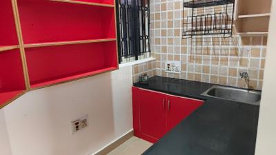 Kitchen Image of 900 Sq.ft 1.5 BHK Independent House for rent in New Tippasandra Bengaluru for Rs. 25000