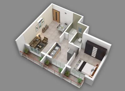 Image of 600 Sq.ft 1 BHK Apartment / Flat for sale in Mangaon, Raigad for Rs. 1600000