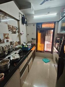 Kitchen Image of 780 Sq.ft 1 BHK Apartment / Flat for sale in Mulund East Mumbai for Rs. 9900000
