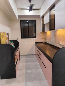 Kitchen Image of 475 Sq.ft 1 BHK Apartment / Flat for rent in Earth Vintage, Dadar West Mumbai for Rs. 60000