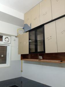 Kitchen Image of 550 Sq.ft 1 BHK Apartment / Flat for rent in Ashar Arize NMM Society Tower A, Kalwa Thane for Rs. 30000