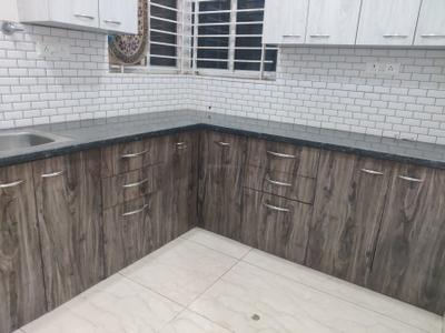 Kitchen Image of 1350 Sq.ft 2 BHK Builder Floor for rent in Anurag Nagar Indore for Rs. 22000