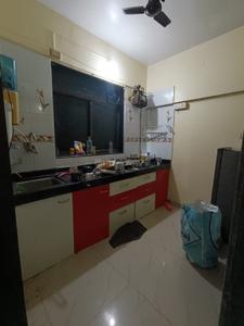 Kitchen Image of 580 Sq.ft 1 BHK Apartment / Flat for rent in  Shakuntal CHS, Kopar Khairane Navi Mumbai for Rs. 32000