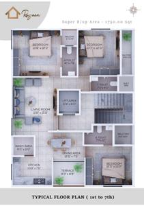 Image of 1500 Sq.ft 3 BHK Apartment / Flat for sale in Deo Nagar, Nagpur for Rs. 13500000