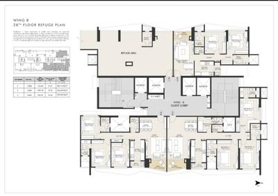 Image of 1100 Sq.ft 2 BHK Apartment / Flat for sale in Rustomjee Vista Bay, Sewri, Mumbai for Rs. 34000000