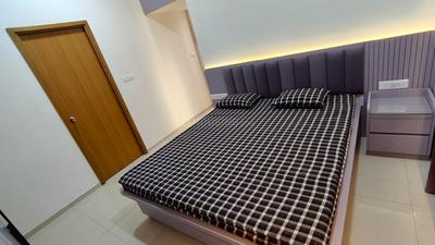 Bedroom Image of 666 Sq.ft 1 BHK Apartment / Flat for rent in Kalp Capitol Flora And Capitol Icon 2, Sargasan Gandhinagar for Rs. 20000