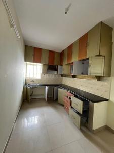 Kitchen Image of 1500 Sq.ft 3 BHK Builder Floor for rent in Murugeshpalya Bengaluru for Rs. 50000