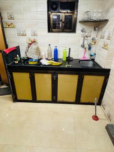 Kitchen Image of 250 Sq.ft 1 RK Apartment / Flat for rent in Worli Mumbai for Rs. 35000