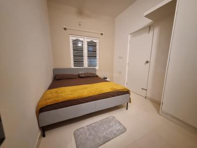 Bedroom Image of 1555 Sq.ft 3 BHK Independent House for rent in Murugeshpalya Bengaluru for Rs. 90000