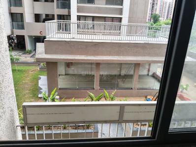 Balcony Image of 1080 Sq.ft 3 BHK Apartment / Flat for rent in Mirambica Mirai, Ognaj Ahmedabad for Rs. 23000