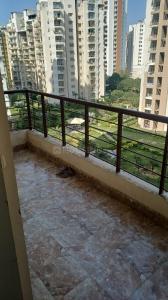 Balcony Image of 535 Sq.ft 1 RK Studio for rent in Supertech Czar Suites, Omicron I Greater Noida for Rs. 17000
