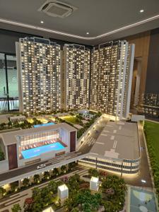 Floor Plan Image of 1061 Sq.ft 2 BHK Apartment / Flat for sale in Supreme Rivana Ph I, Punawale Pune for Rs. 9000000