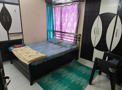Bedroom Image of 450 Sq.ft 1 BHK Apartment / Flat for rent in Siddhi Highland Park, Thane West Thane for Rs. 30000