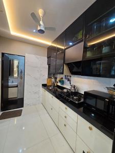 Kitchen Image of 451 Sq.ft 1 BHK Apartment / Flat for sale in Dem Phoenix, Malad East Mumbai for Rs. 9000000