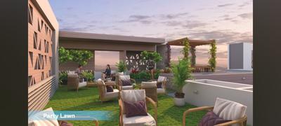 Balcony Image of 1200 Sq.ft 2 BHK Apartment / Flat for sale in Ace Parkside, Kasarvadavali Thane for Rs. 10000000