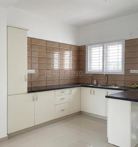 Kitchen Image of 550 Sq.ft 1 BHK Builder Floor for rent in R.K. Hegde Nagar Bengaluru for Rs. 18000