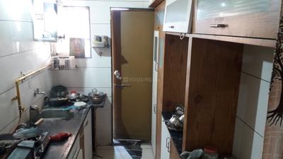 Kitchen Image of 800 Sq.ft 3 BHK Apartment / Flat for sale in Satyam River View, Bhakti Nagar Rajkot for Rs. 3399000