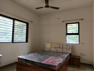 Bedroom Image of 1200 Sq.ft 2 BHK Apartment / Flat for rent in Magarpatta Jasminium, Hadapsar Pune for Rs. 36000