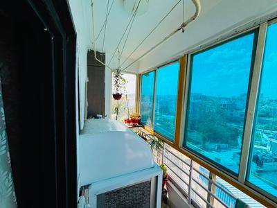 Balcony Image of 1000 Sq.ft 3 BHK Apartment / Flat for rent in Shaligram Rudraksh Park Phase II, Bawadiya Kalan Bhopal for Rs. 30000