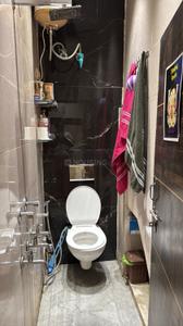 Bathroom Image of 400 Sq.ft 1 RK Builder Floor for rent in Ramesh Nagar New Delhi for Rs. 17000