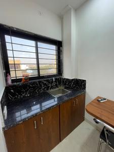 Kitchen Image of 1000 Sq.ft 1 RK Apartment / Flat for rent in Mahalakshmi Nagar Indore for Rs. 12500