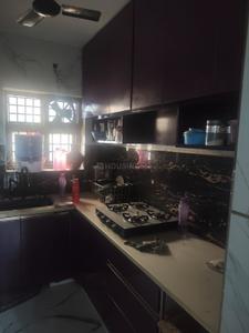 Kitchen Image of 560 Sq.ft 1 BHK Builder Floor for rent in Sector 6 Rohini New Delhi for Rs. 21000