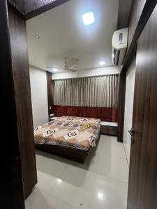 Bedroom Image of 1200 Sq.ft 2 BHK Apartment / Flat for rent in Althan Surat for Rs. 30000