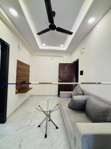 Bedroom Image of 800 Sq.ft 1 BHK Apartment / Flat for rent in Kondapur Hyderabad for Rs. 23000