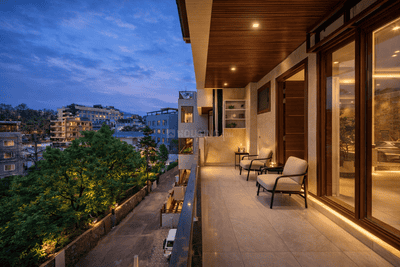 Balcony Image of 1500 Sq.ft 3 BHK Apartment / Flat for sale in Rajpur Road Dehradun for Rs. 16000000