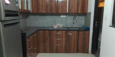 Kitchen Image of 1000 Sq.ft 2 BHK Apartment / Flat for rent in Runal Spacio, Ravet Pune for Rs. 28000