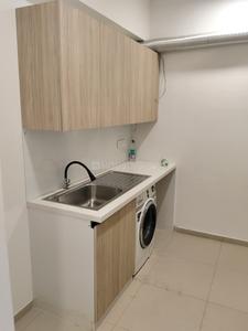Kitchen Image of 1305 Sq.ft 2 BHK Apartment / Flat for rent in Adani Ikaria, Shantigram Ahmedabad for Rs. 60000
