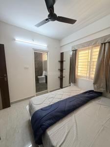 Bedroom Image of 621 Sq.ft 1 BHK Builder Floor for rent in Koramangala Bengaluru for Rs. 35000
