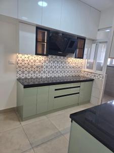 Kitchen Image of 1385 Sq.ft 3 BHK Apartment / Flat for rent in Meridian Park at The Prestige City, Dommasandra Bengaluru for Rs. 55000