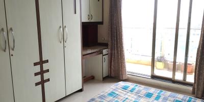 Bedroom Image of 1120 Sq.ft 2 BHK Apartment / Flat for rent in Patel Aum Sai, Kharghar Navi Mumbai for Rs. 51000